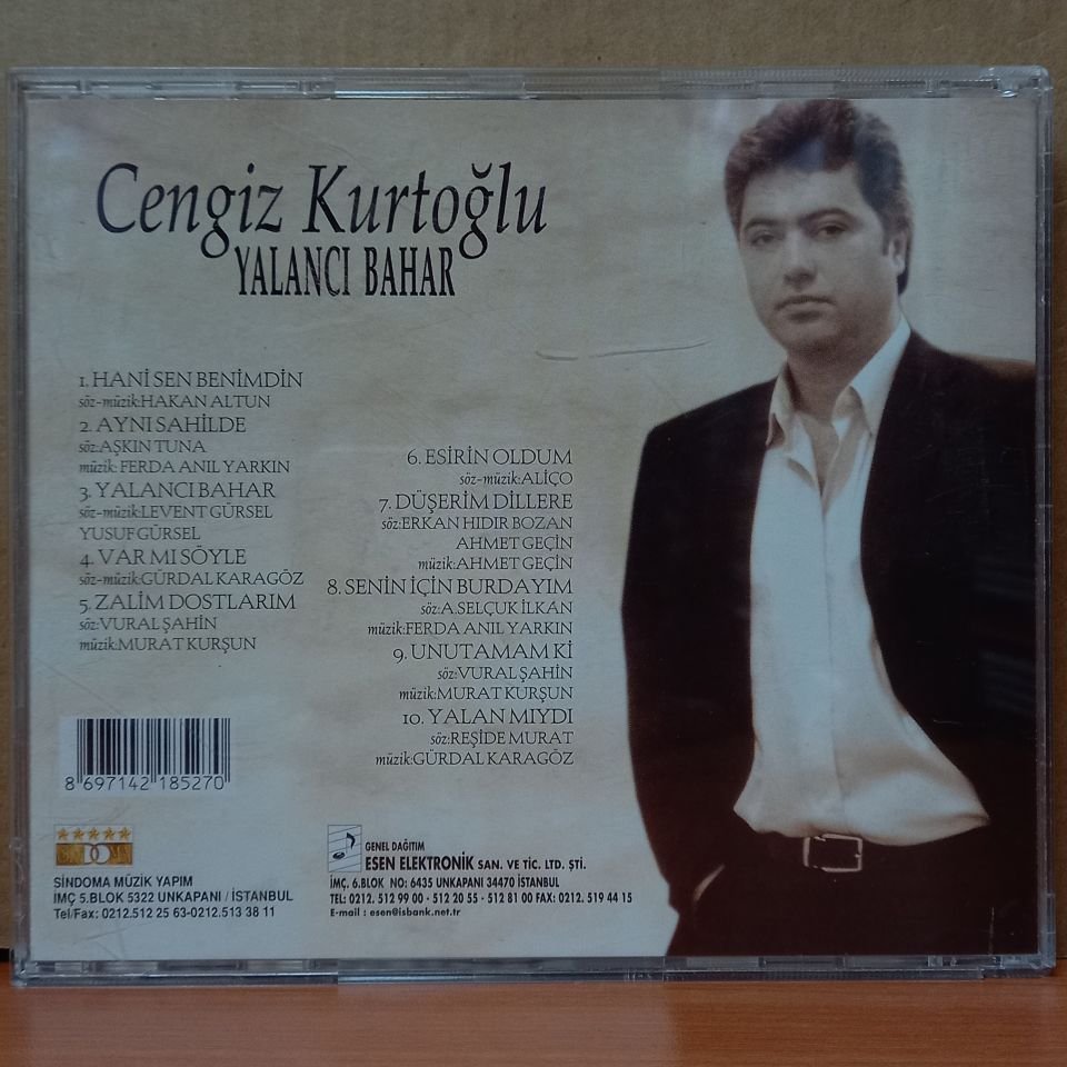 CENGİZ KURTOĞLU – YALANCI BAHAR CD - 2.EL