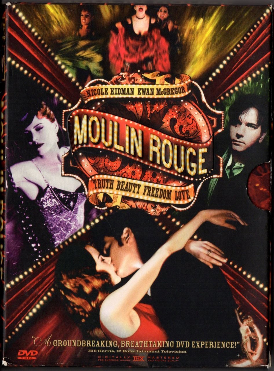 MOULIN ROUGE (2001) - KIRMIZI DEĞİRMEN - NICOLE KIDMAN - EWAN McGREGOR - BAZ LUHRMANN - 2DVD 2.EL 1. BÖLGE TR ALTYAZI YOKTUR
