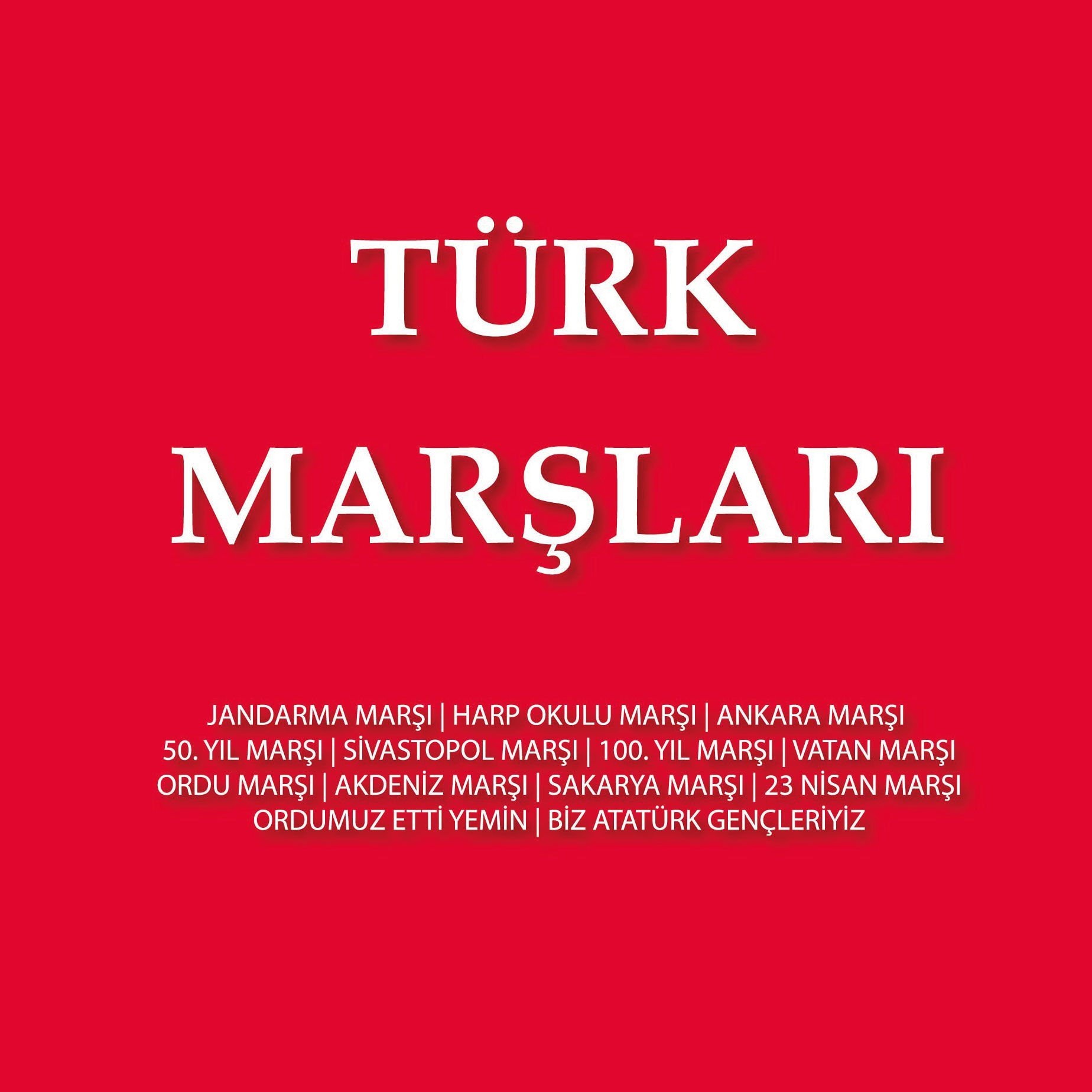 TÜRK MARŞLARI - ÇEŞİTLİ SANATÇILAR - LP 2024 BASIM AMBALAJINDA SIFIR PLAK
