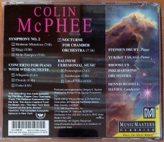 COLIN MCPHEE / BROOKLYN PHILHARMONIC ORCHESTRA CONDUCTED BY DENNIS RUSSEL DAVIES (1996) MUSICMASTERS / MADE IN USA CD 2.EL