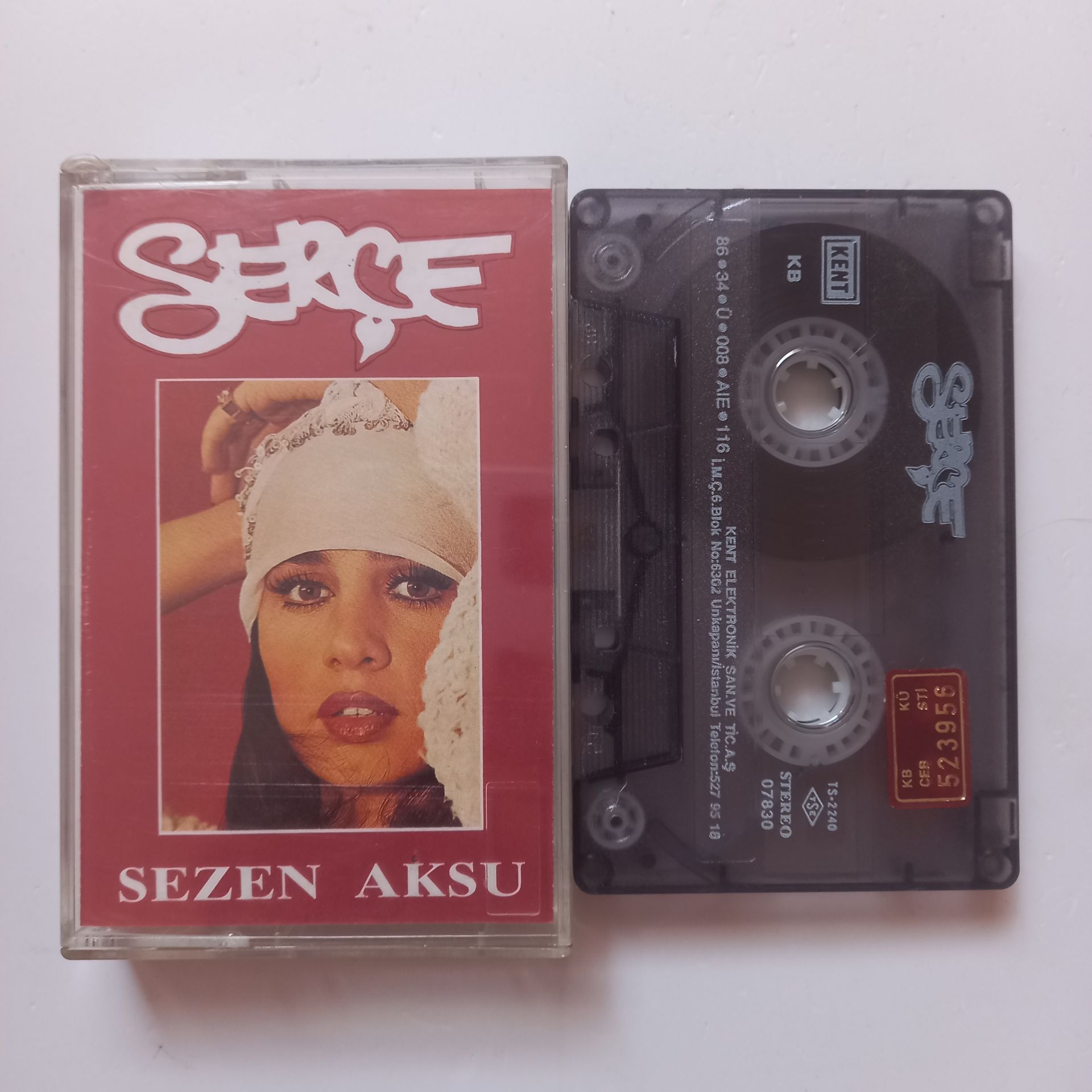 SEZEN AKSU - SERÇE (1986) - KASET 2.EL