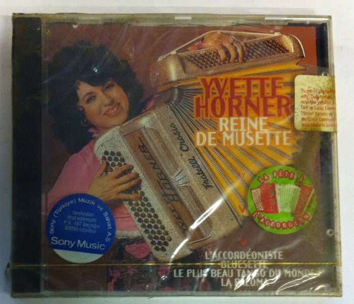YVETTE HORNER REINE DE MUSETTE  AKORDİYON CD SFR