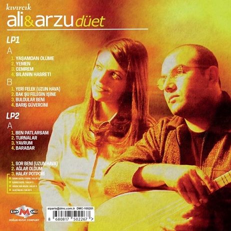 KIVIRCIK ALİ & ARZU - DÜET (2003) - 2LP 2023 BASIM AÇILIR KAPAK AMBALAJINDA SIFIR PLAK