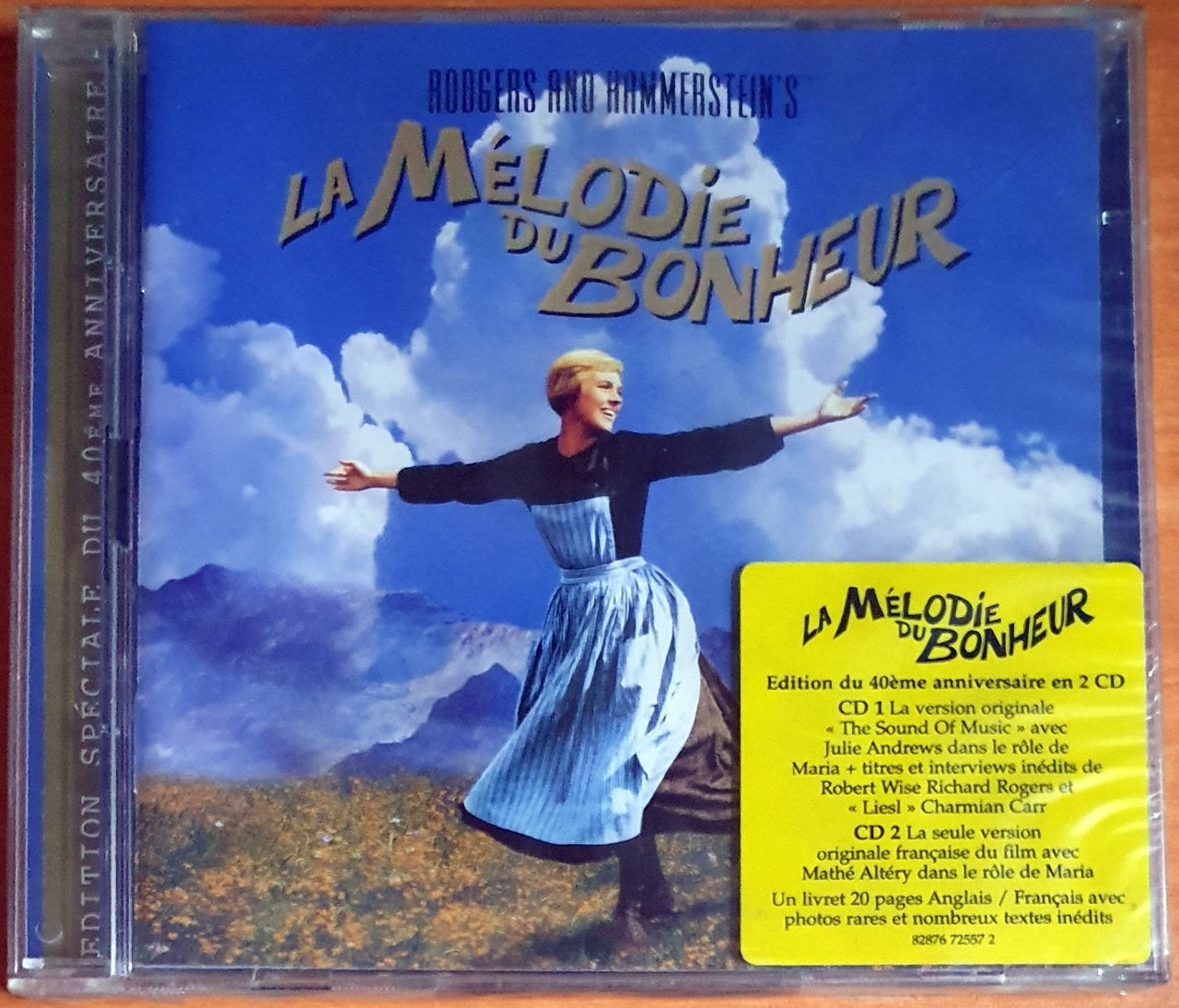 LA MELODIE DU BONHEUR [THE SOUND OF MUSIC] SOUNDTRACK / RODGERS AND HAMMERSTEIN / THE 40TH ANNIVERSARY EDITION (2005) - 2CD SIFIR