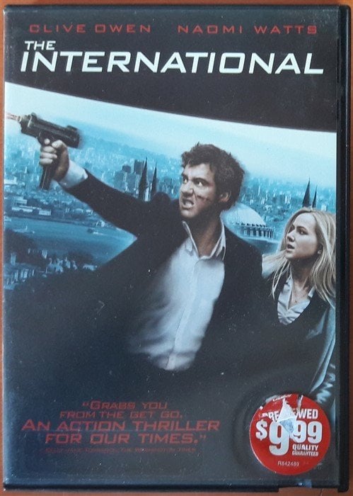 The INTERNATIONAL - CLIVE OWEN - NAOMI WATTS - TOM TYKWER - DVD 2.EL 1. BÖLGE TR ALTYAZI YOKTUR