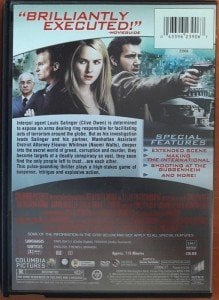 The INTERNATIONAL - CLIVE OWEN - NAOMI WATTS - TOM TYKWER - DVD 2.EL 1. BÖLGE TR ALTYAZI YOKTUR