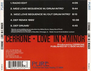 CERRONE – LOVE IN C MINOR (1976) - CD SIFIR