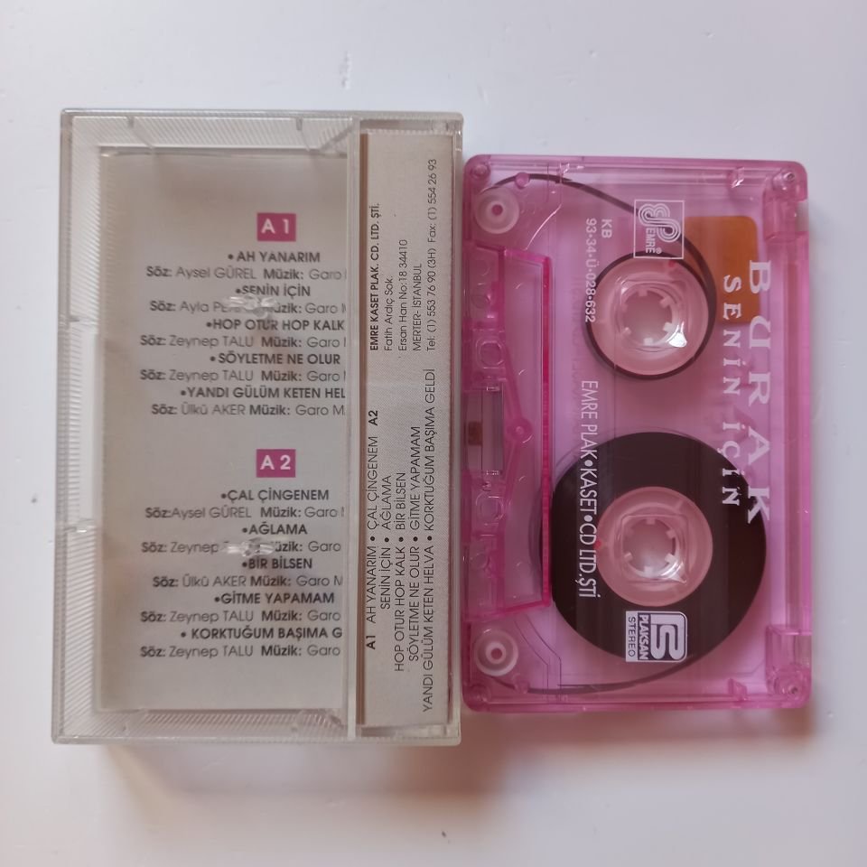 BURAK - SENİN İÇİN (1993) - KASET 2.EL