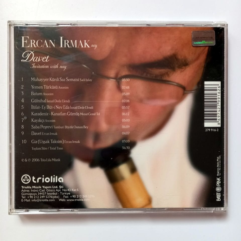 ERCAN IRMAK – DAVET (2006) - CD 2.EL