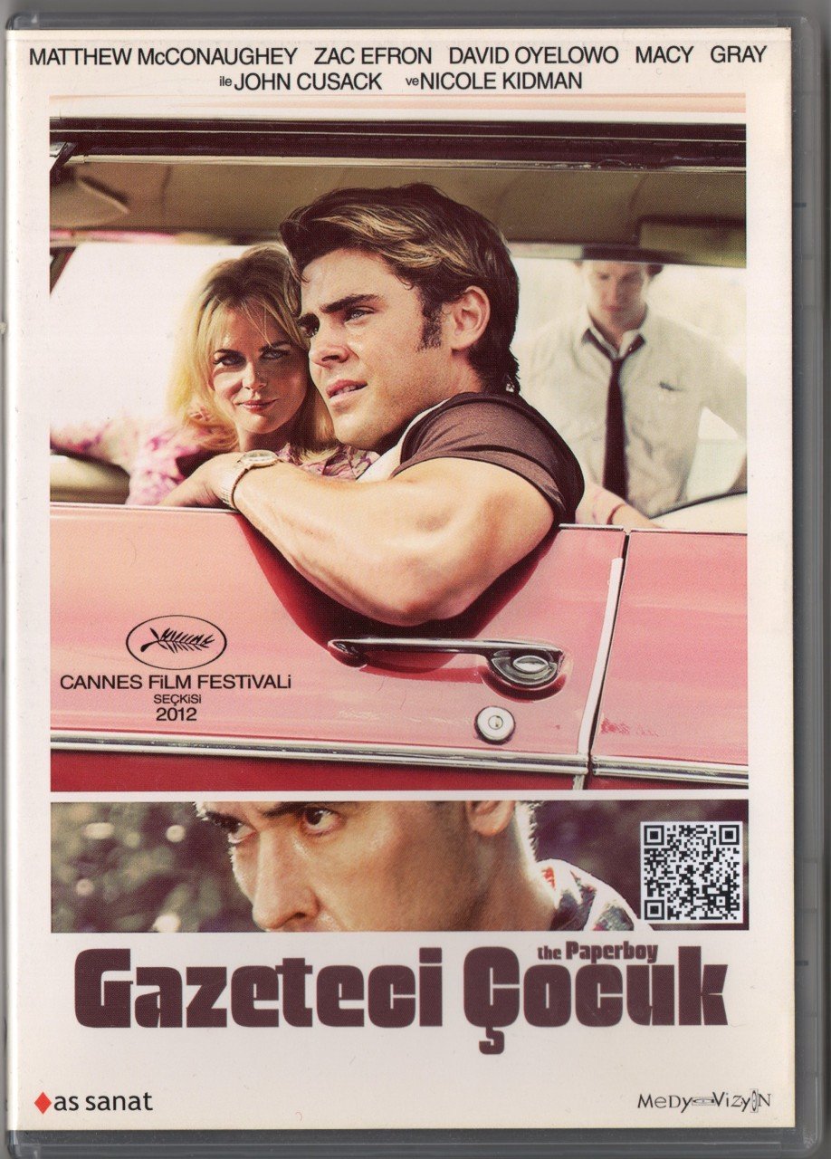 GAZETECİ ÇOCUK - THE PAPERBOY - MATTHEW McCONAUGHEY - ZAC EFRON - JOHN CUSACK - NICOLE KIDMAN - DVD 2.EL