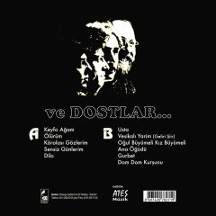 EDİP AKBAYRAM VE DOSTLAR - 1985 - LP 2019 BASIM SIFIR PLAK