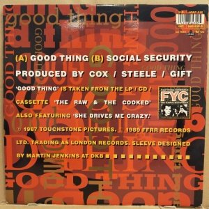 FINE YOUNG CANNIBALS (FYC) - GOODTHING (1989) - 10'' 45RPM MAXI SINGLE 2.EL PLAK