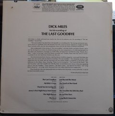 DICK MILES - THE LAST GOODBYE - PLAK 2.EL