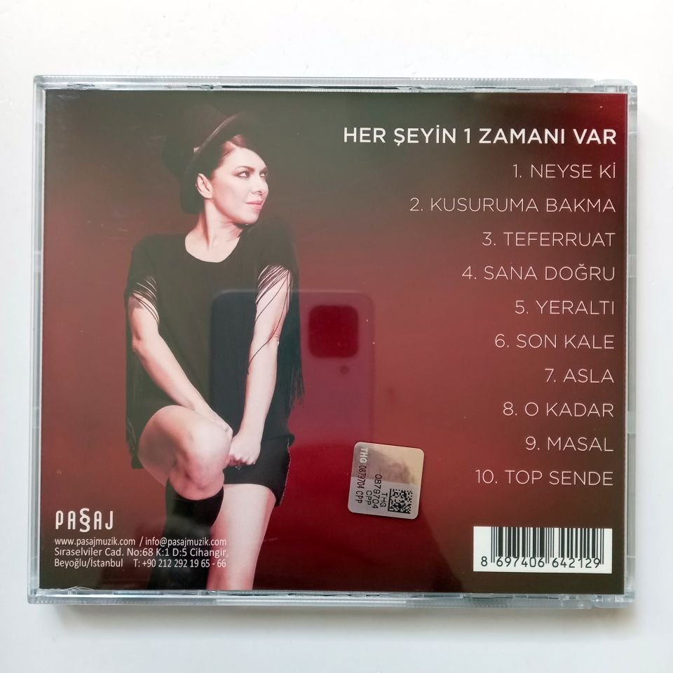 ÖZGE FIŞKIN – HER ŞEYiN 1 ZAMANI VAR (2015) - CD 2.EL