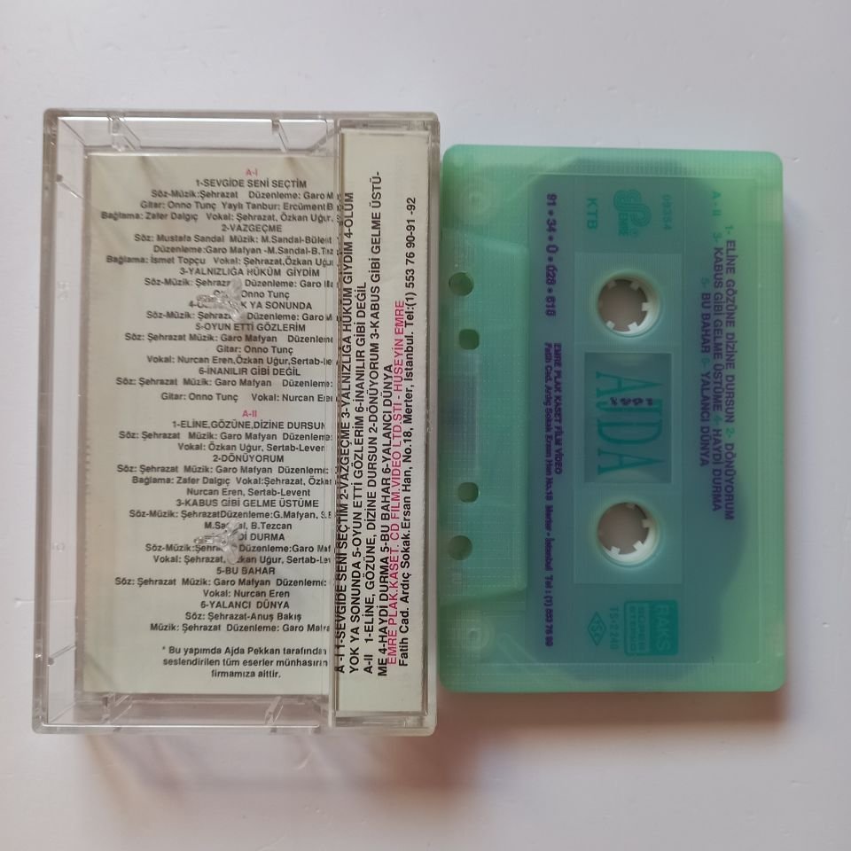 AJDA PEKKAN - SENİ SEÇTİM (1991) - KASET 2.EL
