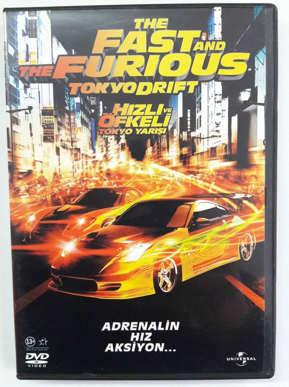 THE FAST AND THE FURIOUS TOKYO DRIFT - HIZLI VE ÖFKELİ TOKYO YARIŞI - LUCAS BLACK -  DVD 2.EL