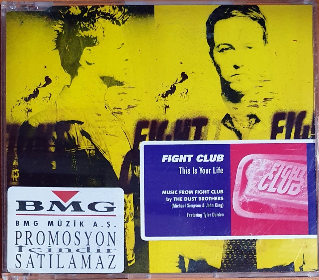 MUSIC FROM FIGHT CLUB BY THE DUST BROTHERS - THIS IS YOUR LIFE (1999) - CD RESTLESS SINGLE 2.EL