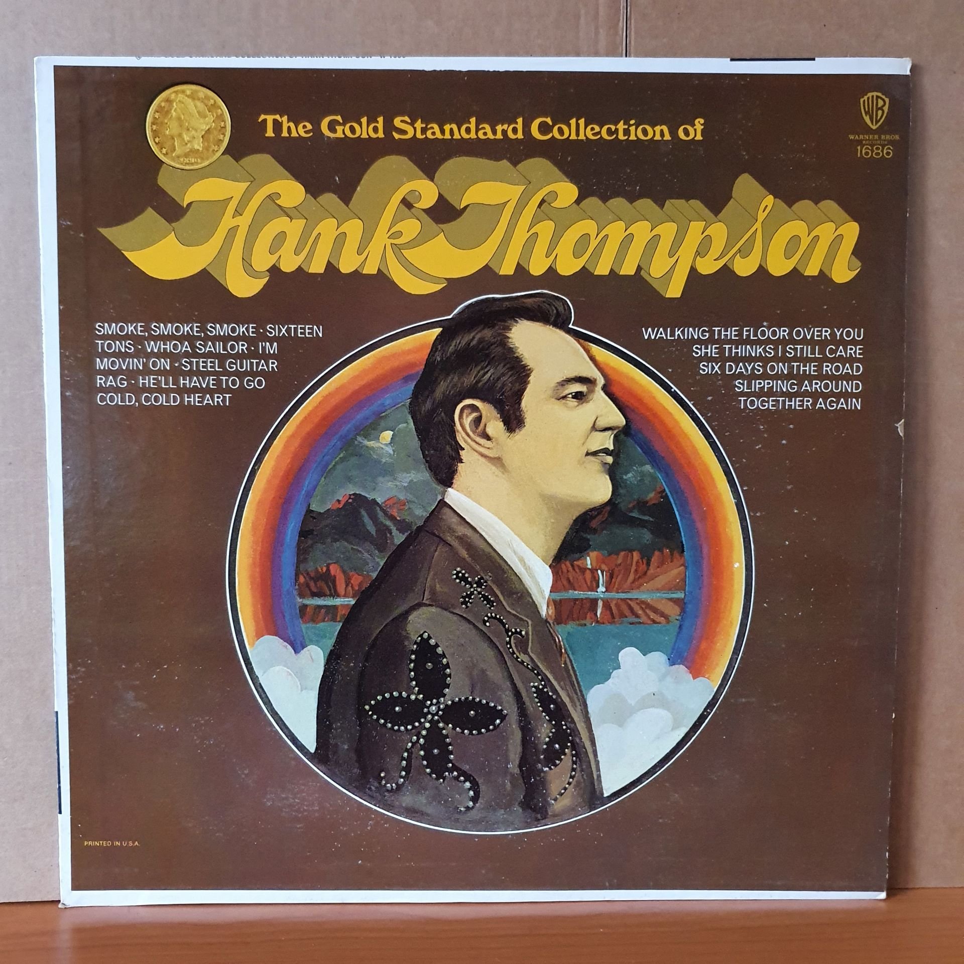 HANK THOMPSON - THE GOLD STANDART COLLECTION OF (1967) - LP 2.EL PLAK