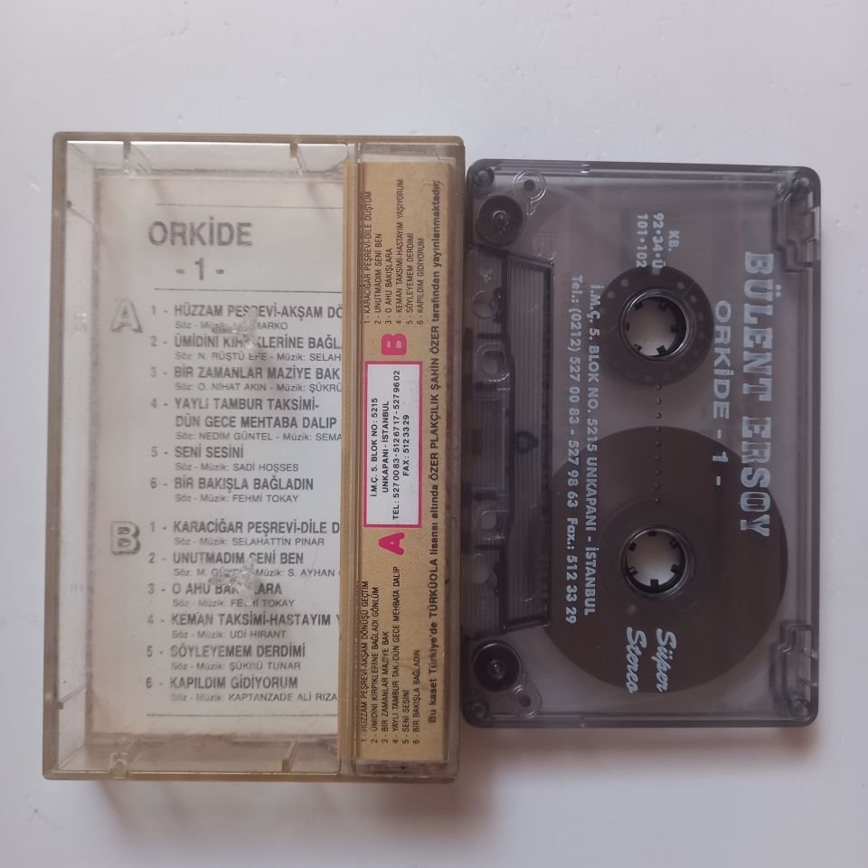 BÜLENT ERSOY - ORKİDE 1 (1992) - KASET 2.EL
