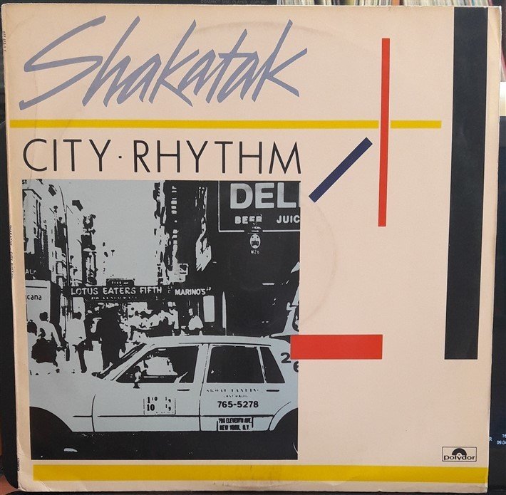 SHAKATAK - CITY RHYTHM (1985) - 2.EL PLAK YERLİ BASKI