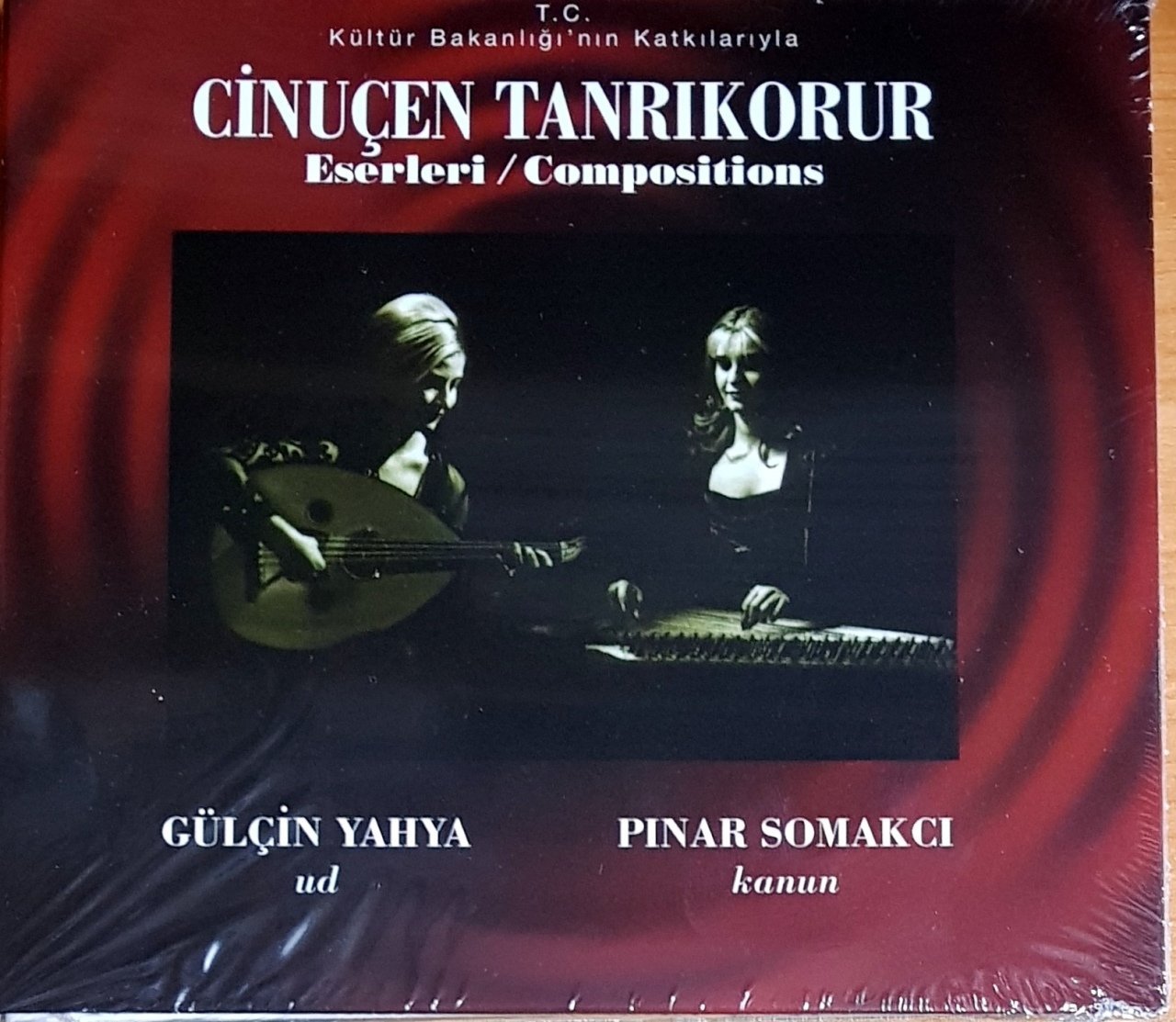 ÇİNUÇEN TANRIKORUR ESERLERİ / GÜLÇİN YAHYA: UD, PINAR SOMAKCI: KANUN / ÇINAR MÜZİK CD SIFIR