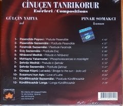 ÇİNUÇEN TANRIKORUR ESERLERİ / GÜLÇİN YAHYA: UD, PINAR SOMAKCI: KANUN / ÇINAR MÜZİK CD SIFIR