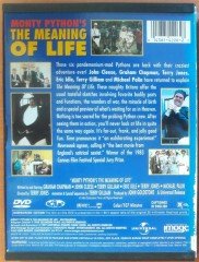 MONTY PYTHON'S THE MEANING OF LIFE - GRAHAM CHAPMAN - JOHN CLEESE - TERRY GILLIAM - SNAPCASE DVD 2.EL 1. BÖLGE