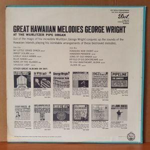 GEORGE WRIGHT - GREAT HAWAIIAN MELODIES (1963) - LP 2.EL PLAK