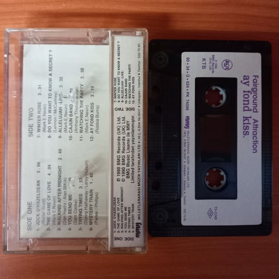 FAIRGROUND ATTRACTION - AY FOND KISS (1990) - KASET 2.EL