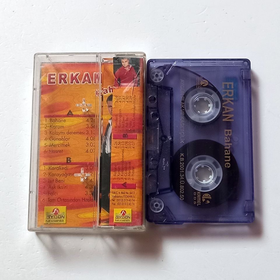 ERKAN - BAHANE (2001)  - KASET 2.EL