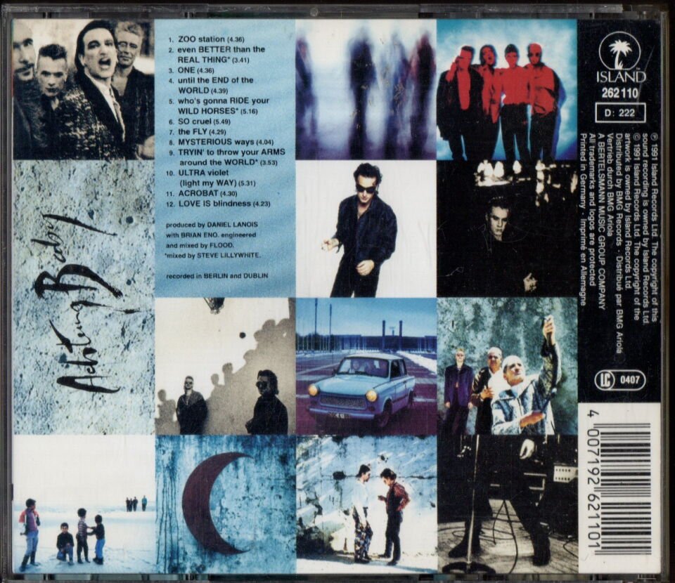 U2 - ACHTUNG BABY (1991) - CD 2.EL