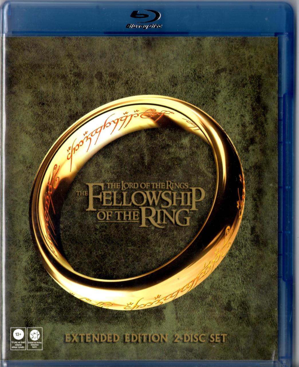 YÜZÜKLERİN EFENDİSİ YÜZÜK KARDEŞLİĞİ - THE LORD OF THE RINGS THE FELLOWSHIP OF THE RING - EXTENDED EDITION 2BLU-RAY 2.EL