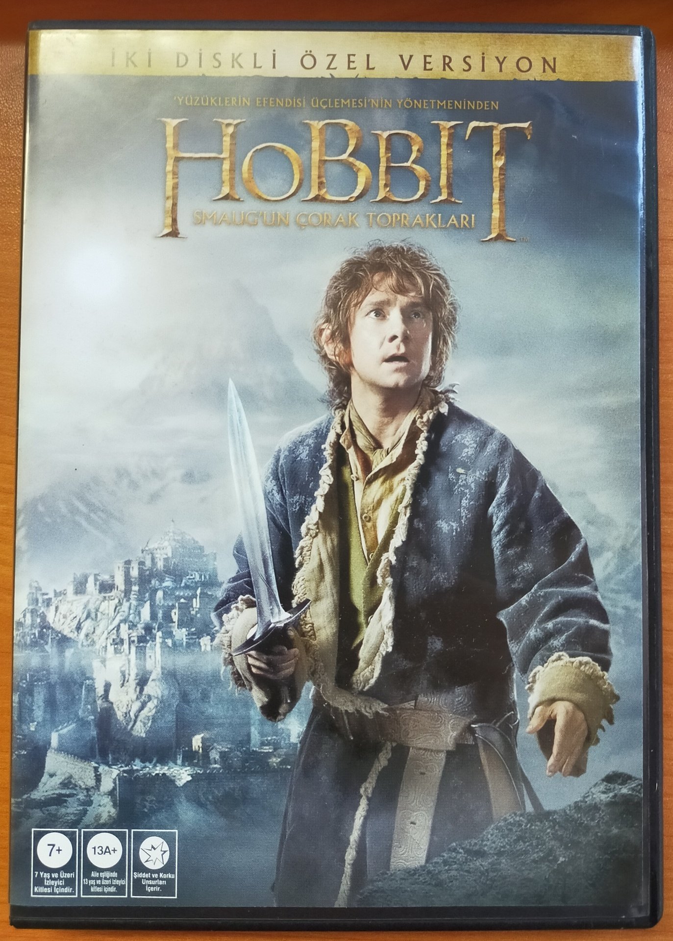 HOBBIT - THE DESOLATION OF SMAUG - SMAUG'UN ÇORAK TOPRAKLARI - PETER JACKSON - 2 DVD 2.EL
