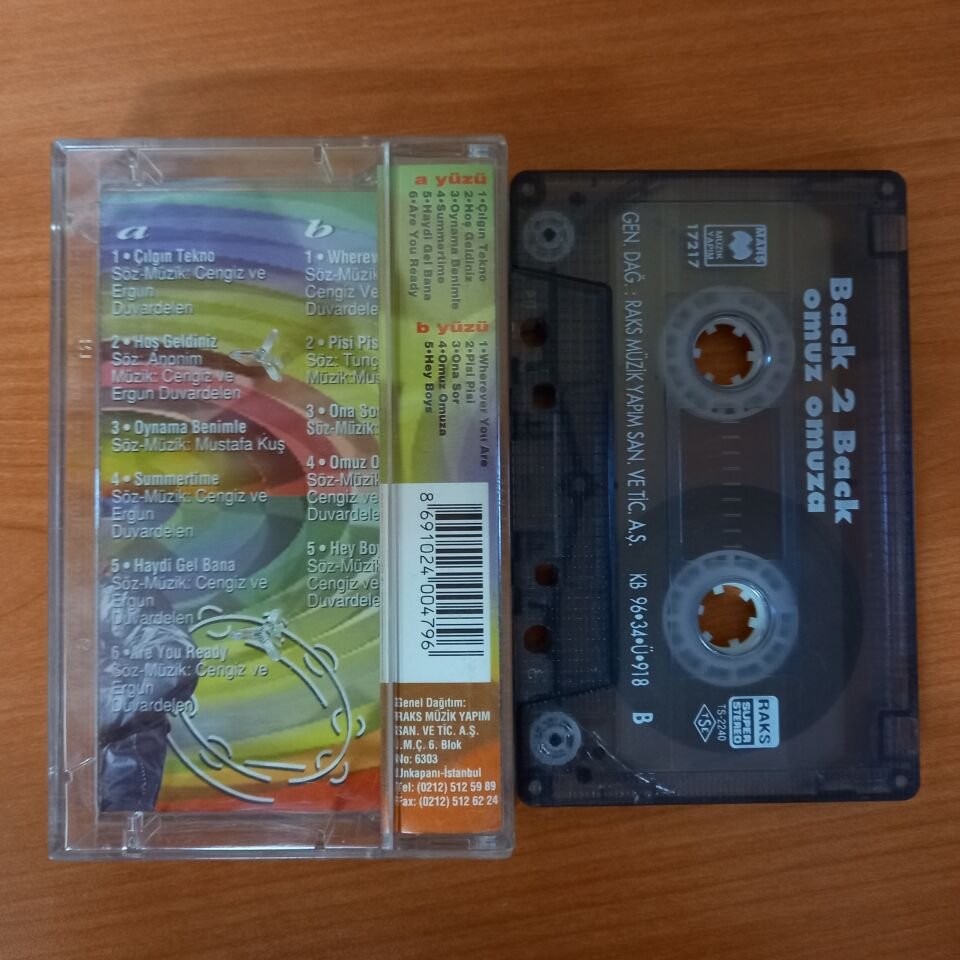 BACK2BACK - OMUZ OMUZA (1996) - KASET 2.EL