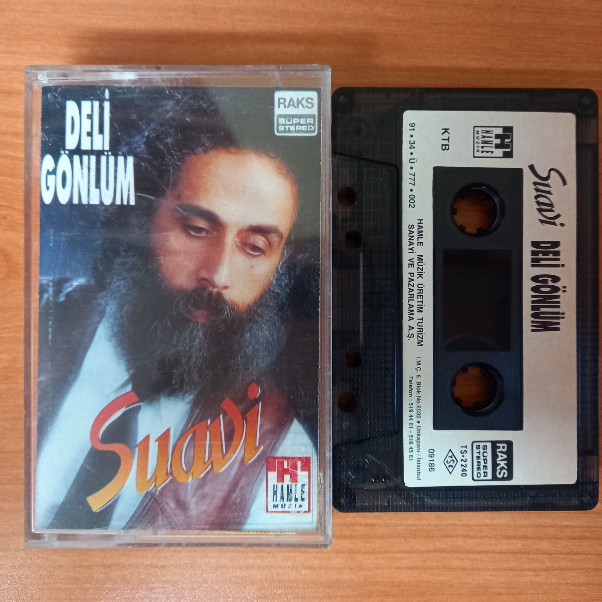 SUAVİ - DELİ GÖNLÜM (1991) - KASET 2.EL