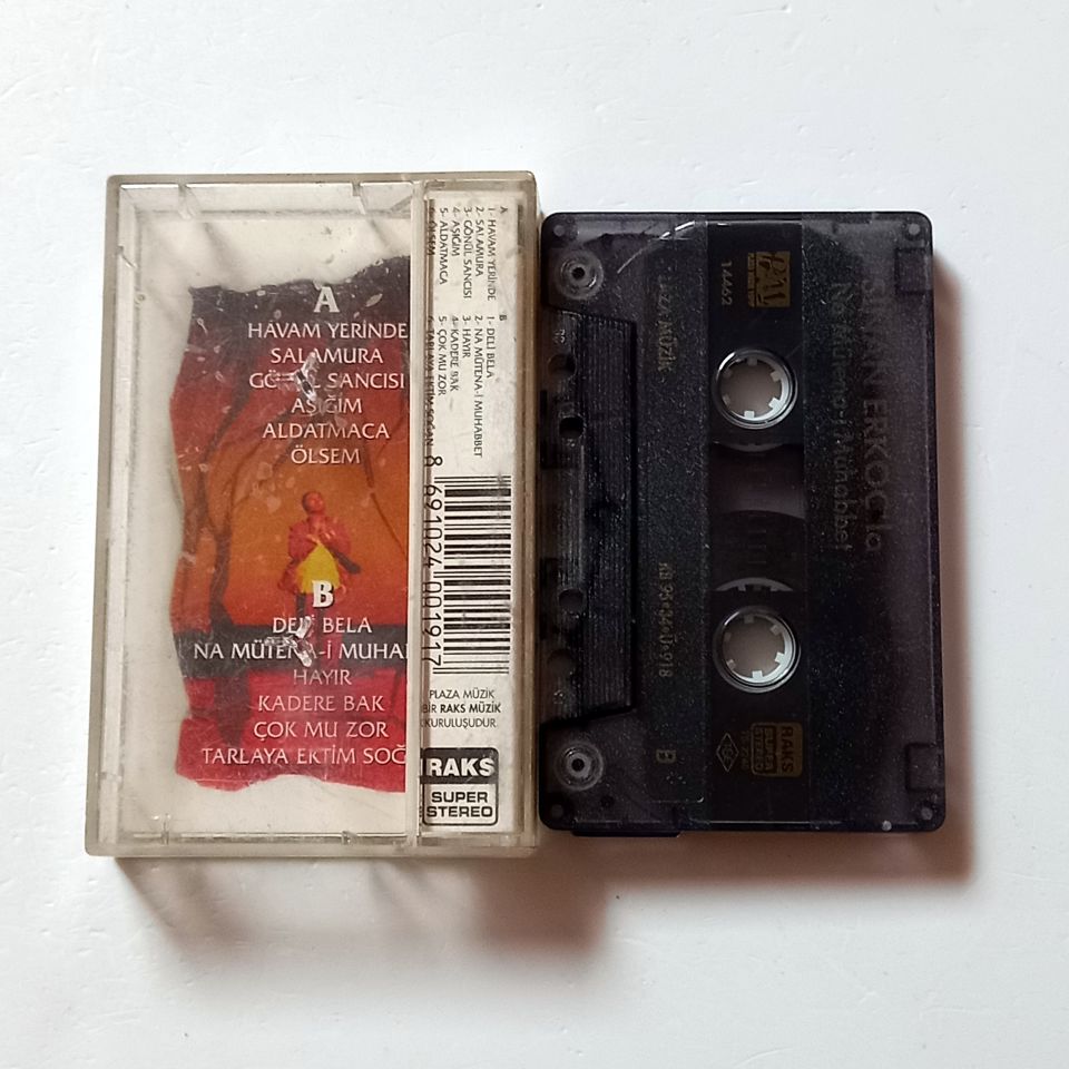 SİNAN ERKOÇ - NA MÜTENA-İ MUHABBET (1995)  - KASET 2.EL