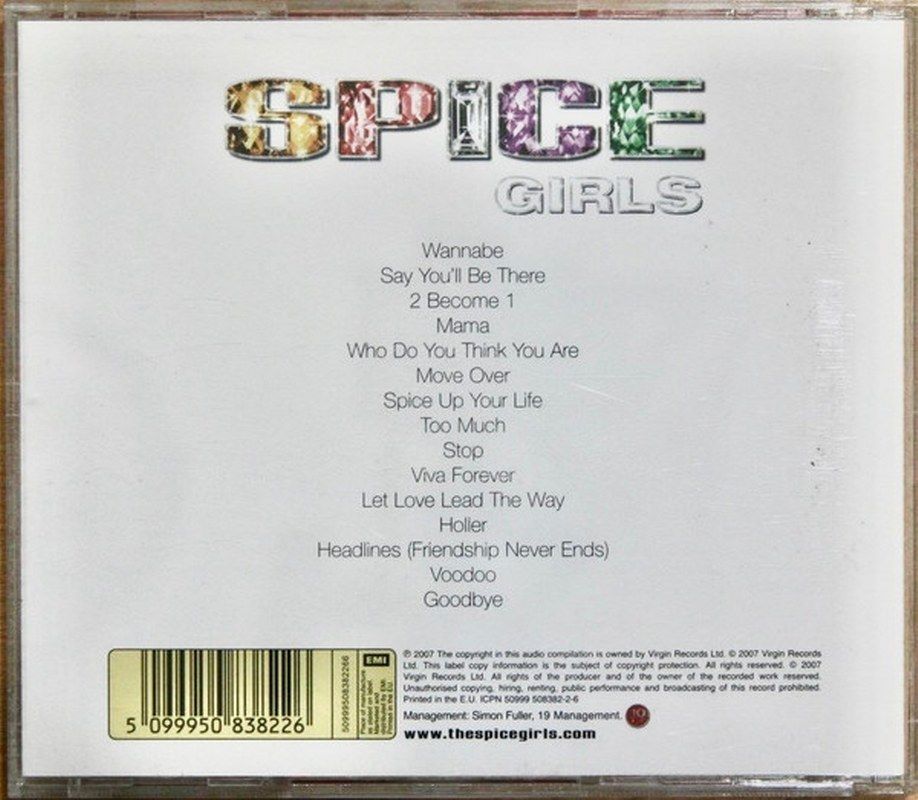 SPICE GIRLS - GREATEST HITS (2007) - CD SIFIR