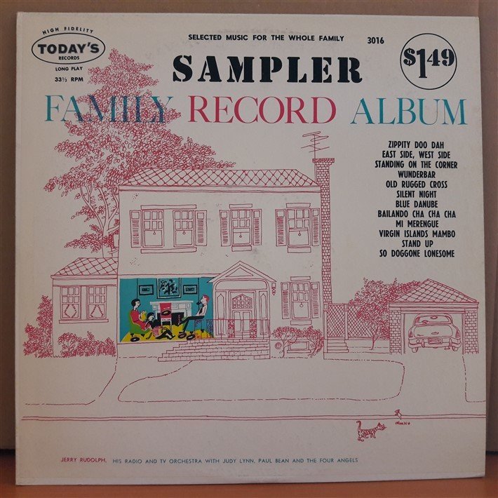SAMPLER FAMILY RECORD ALBUM - LP 2.EL PLAK