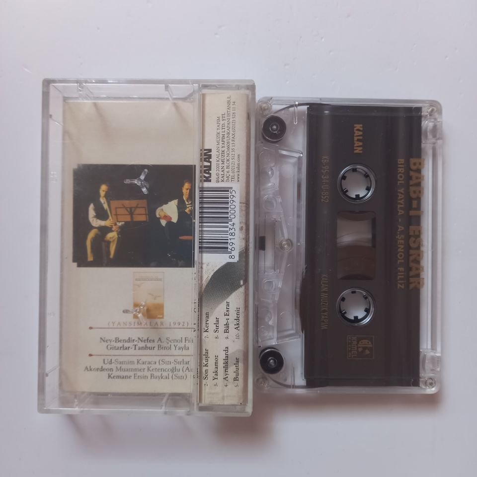 BİROL YAYLA, A. ŞENOL FİLİZ - YANSIMALAR / BAB-I ESRAR (1995) - KASET 2.EL