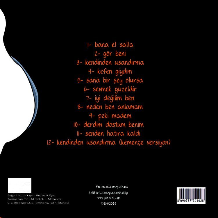 PİNHANİ - YOLLAR BİZİ BEKLER (2019) - CD DIGIPACK AMBALAJINDA SIFIR