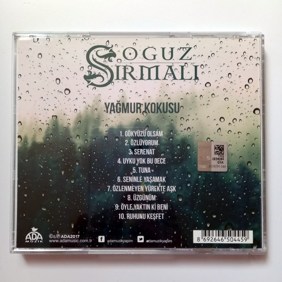 OĞUZ SIRMALI – YAĞMUR KOKUSU (2017) - CD 2.EL