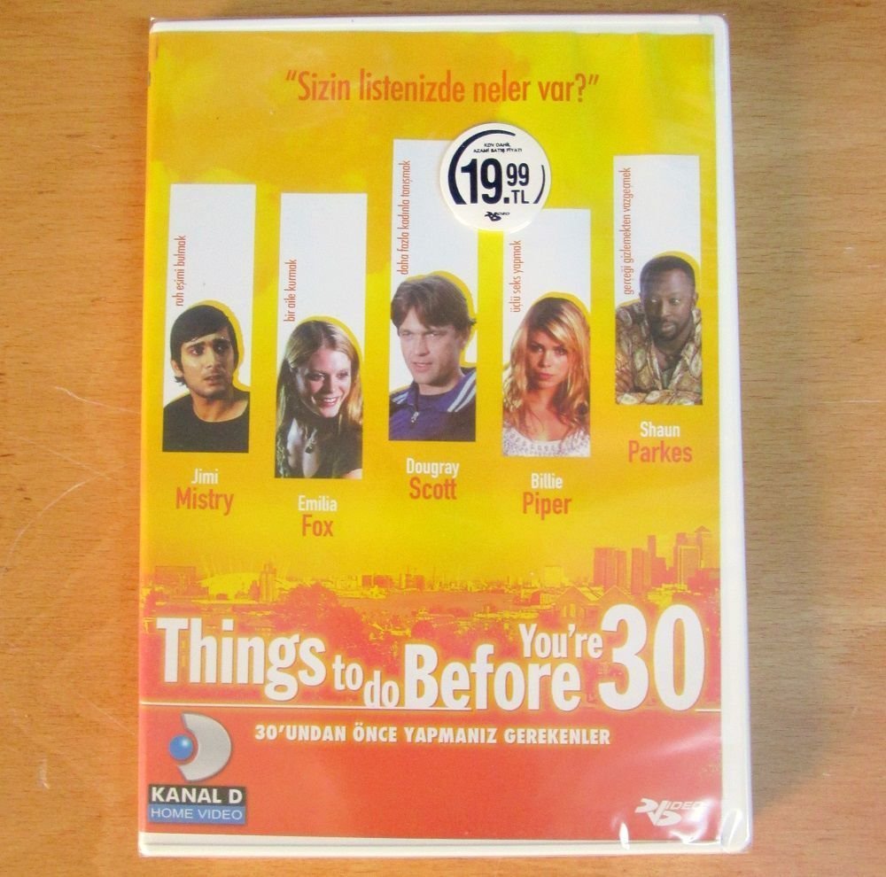 THINGS TO DO BEFORE YOU'RE 30 - 30'UNDAN ÖNCE YAPMANIZ GEREKENLER - DVD SIFIR