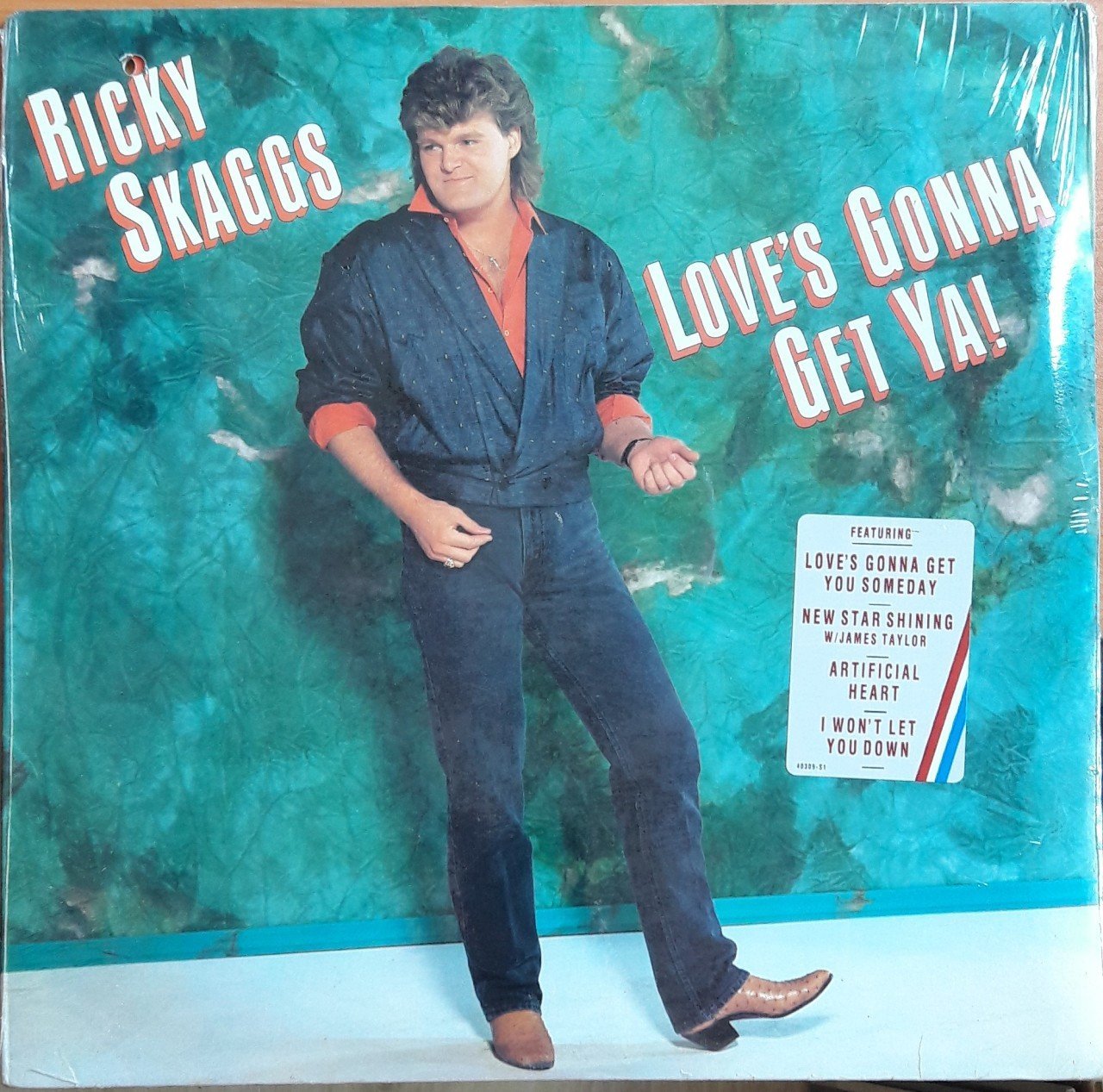 RICKY SKAGGS - LOVE'S GONNA GET YA! (1986) - DÖNEM BASKISI PLAK SIFIR