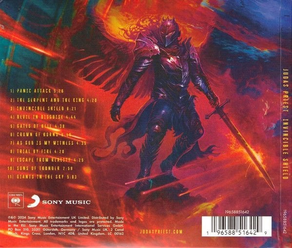 JUDAS PRIEST - INVINCIBLE SHIELD (2024) - CD DIGIPACK AMBALAJINDA SIFIR