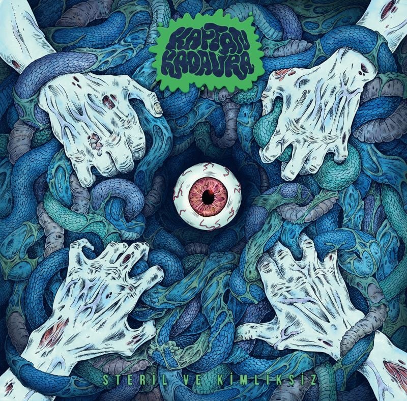 KAPTAN KADAVRA - STERİL VE KİMLİKSİZ (2025) - LP HARDCORE / GROOVE METAL 2025 EDITION SIFIR PLAK