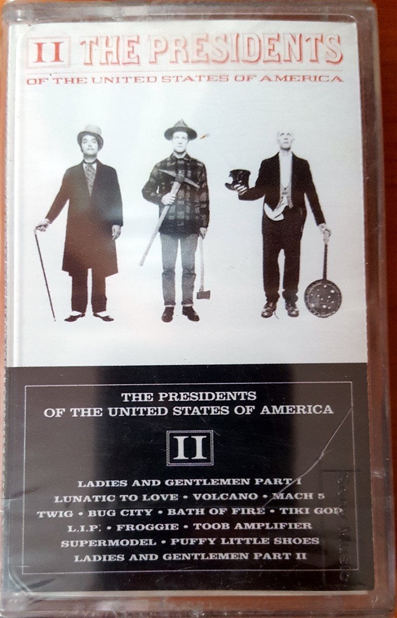 PRESIDENTS OF THE UNITED STATES OF AMERICA - II (1996) SONY CASSETTE MADE IN TURKEY ''NEW''