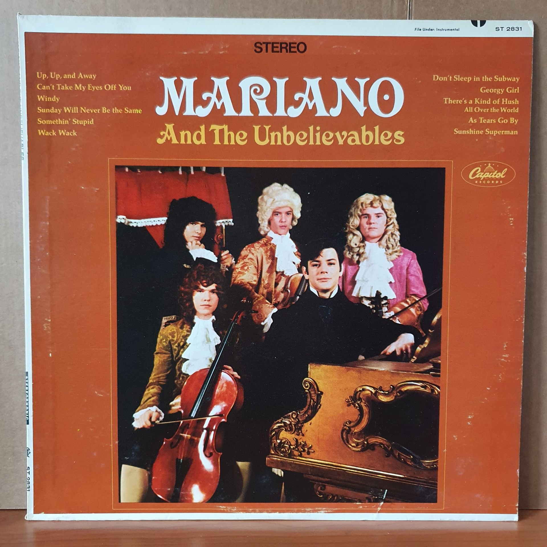 MARIANO AND THE UNBELIEVABLES - MARIANO AND THE UNBELIEVABLES (1967) - LP 2.EL PLAK