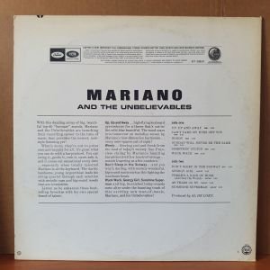 MARIANO AND THE UNBELIEVABLES - MARIANO AND THE UNBELIEVABLES (1967) - LP 2.EL PLAK