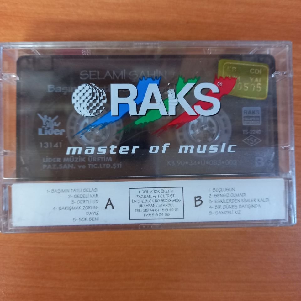 SELAMİ ŞAHİN - BAŞIMIN TATLI BELASI / DERTLİ UD (1990) - KASET SIFIR