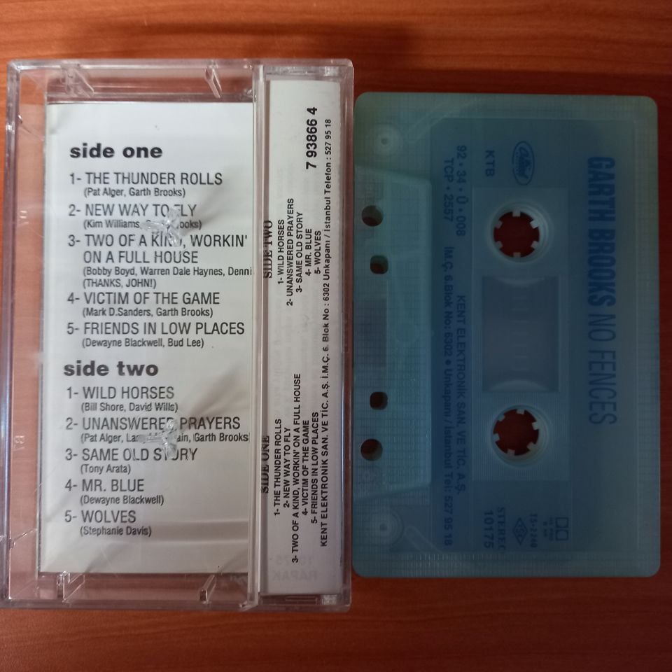 GARTH BROOKS - NO FENCES (1992) - KASET 2.EL